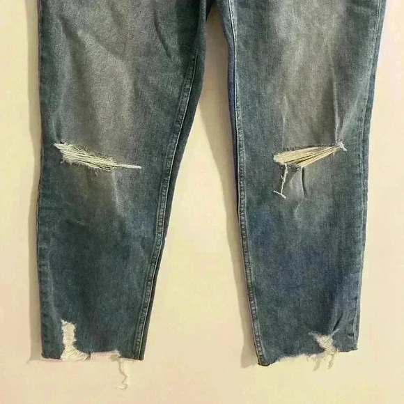 Hudson Jeans Remi High Rise Straight Crop Distressed Jeans - Picture 4 of 12